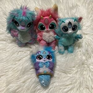 Magic Mixies Interactive Light Up Plush Plushie Bundle